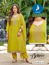 Mashuka By Kaya Milano Shimmer Kurti With Bottom Dupatta